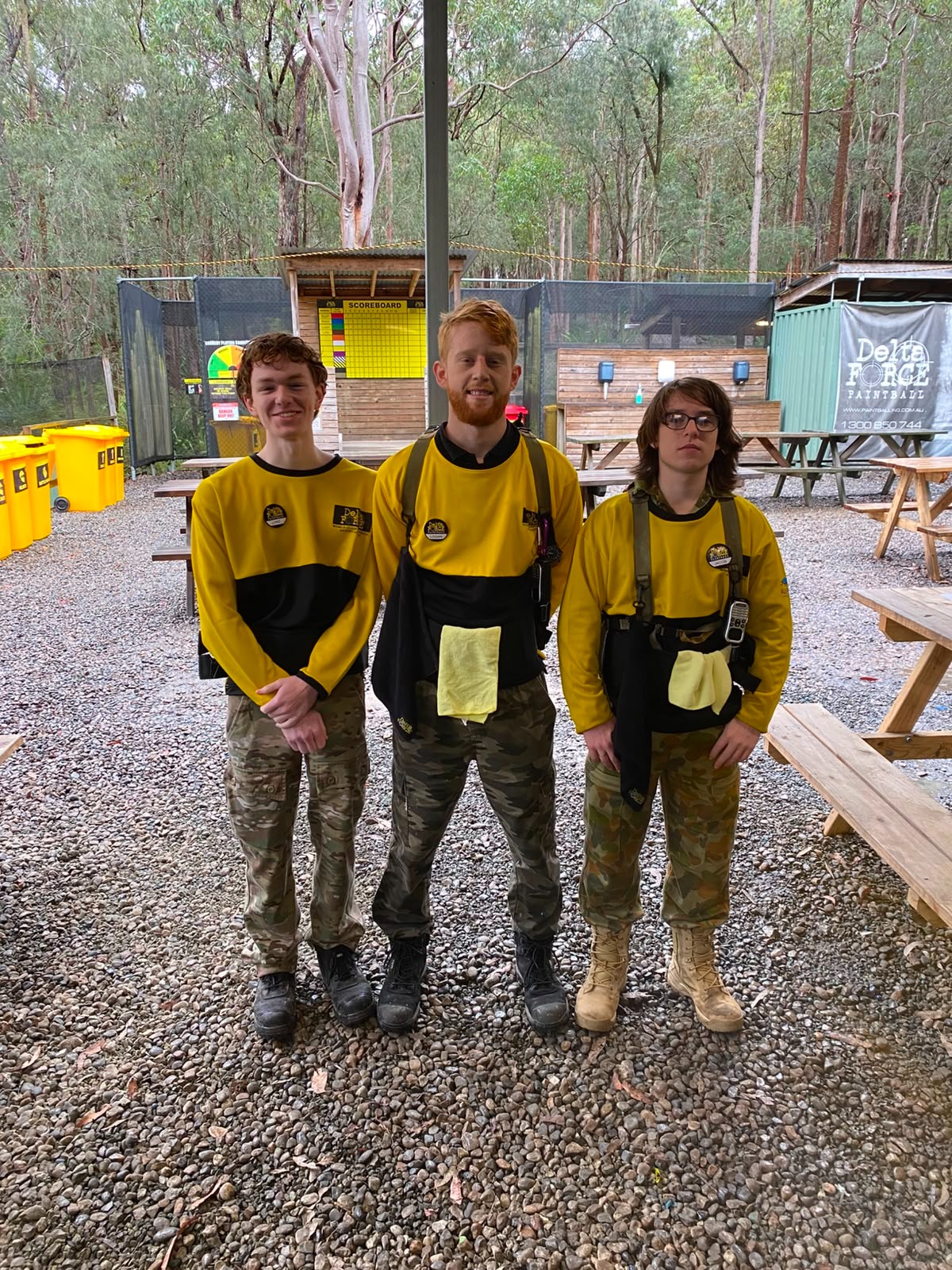 Three Delta Force marshals together in uniform